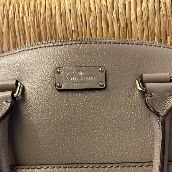 Kate Spade Taupe Leather Satchel - Picture 2 of 3